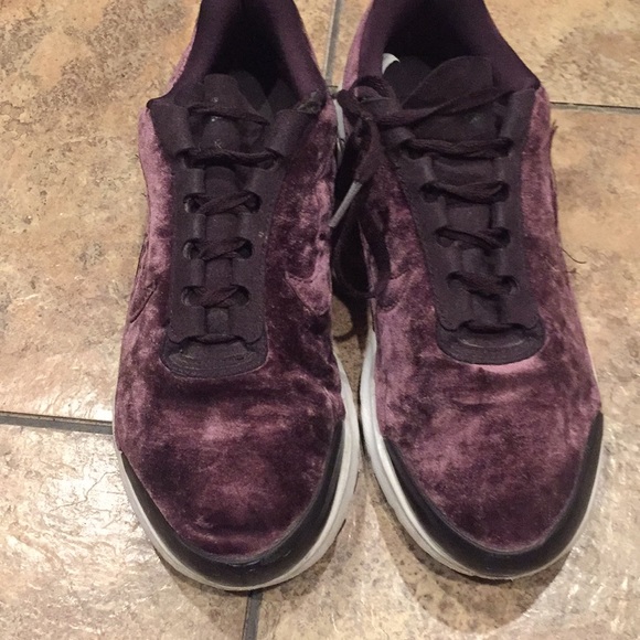 Nike crushes velvet air purple sneaker force 1 - Picture 4 of 7